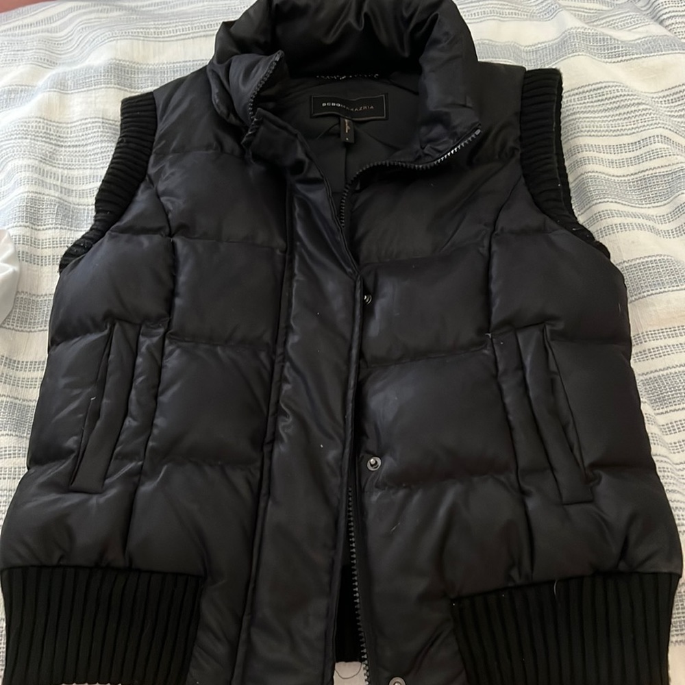 BCBG Max Azria Black Vest